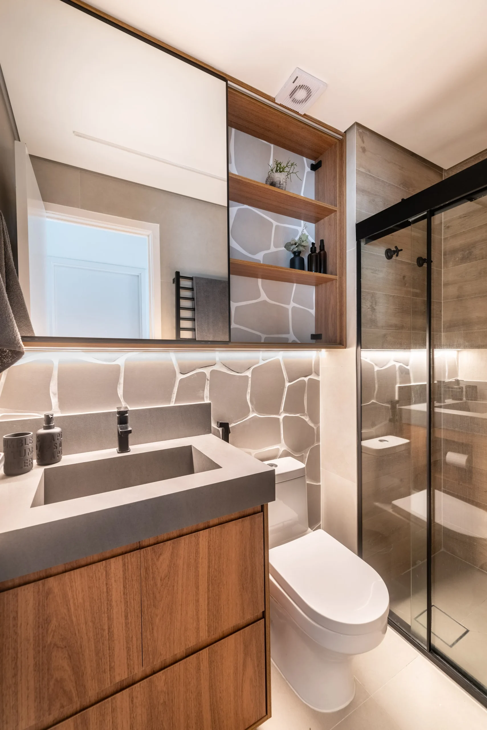 Espaço de convivência elegante